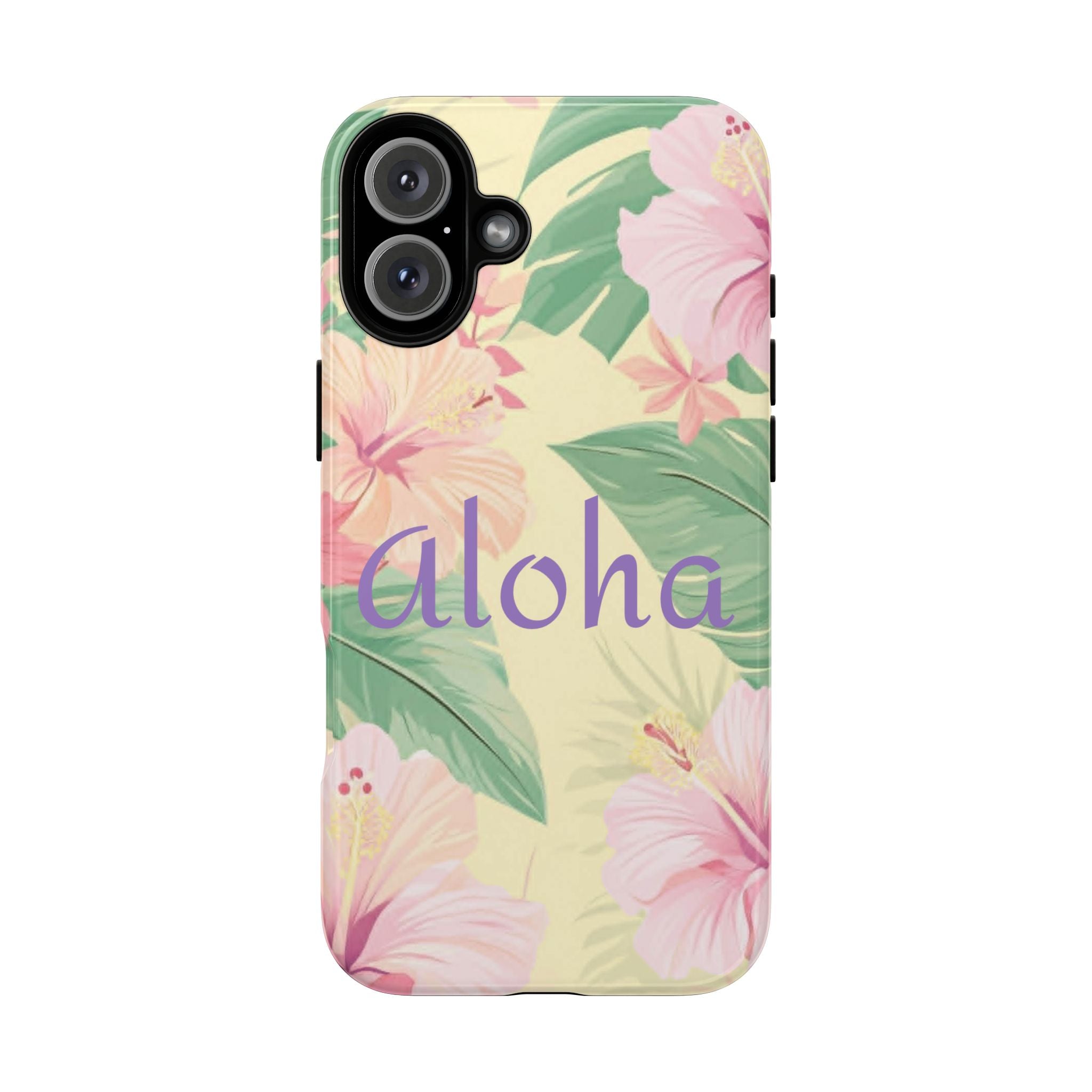 Aloha Floral Tough Phone Case — Tropical Hibiscus Protective Cover