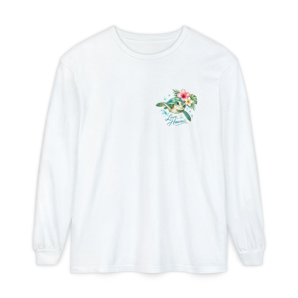 Aloha Little Dreamer| Sea Turtle Long Sleeve T-Shirt | Love Hawaii