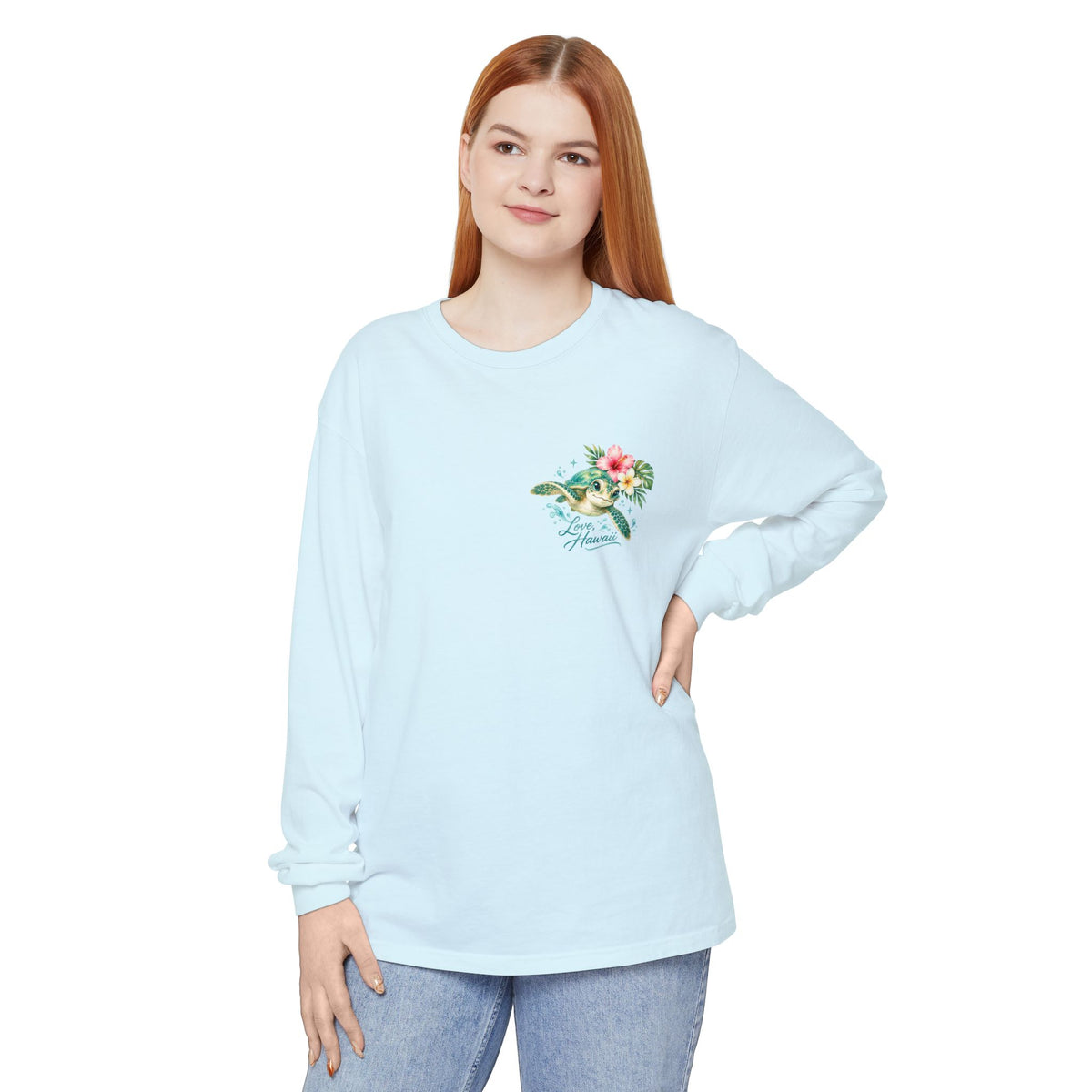 Aloha Little Dreamer| Sea Turtle Long Sleeve T-Shirt | Love Hawaii