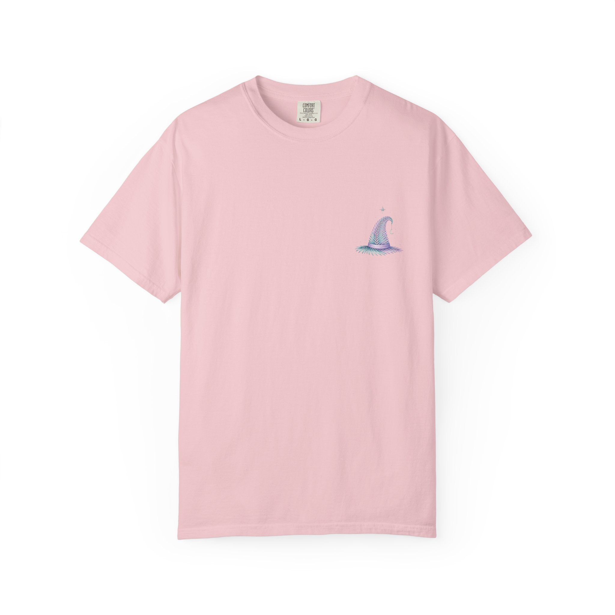 Aloha Witch of Waikiki Shirt- Minimal Witch Hawaiian Tee -Diamond Head Skyline-Hawaii Halloween Shirt
