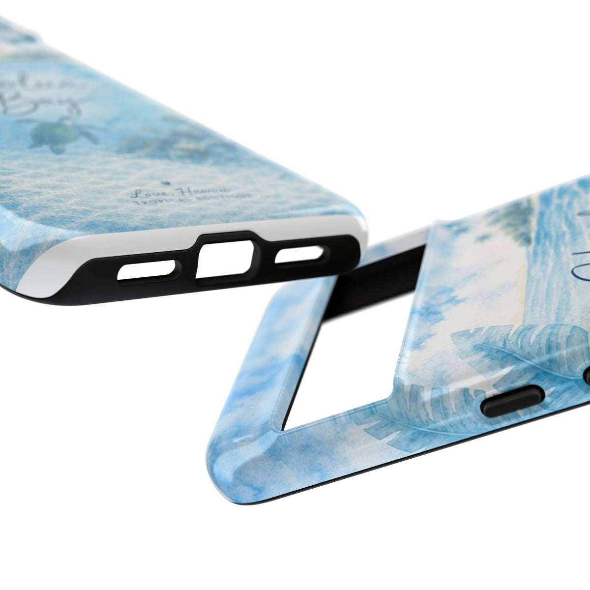 Honolua Bay Hawaii Tough Case | Sea Turtle Ocean Art | Tropical Watercolor Phone Cover