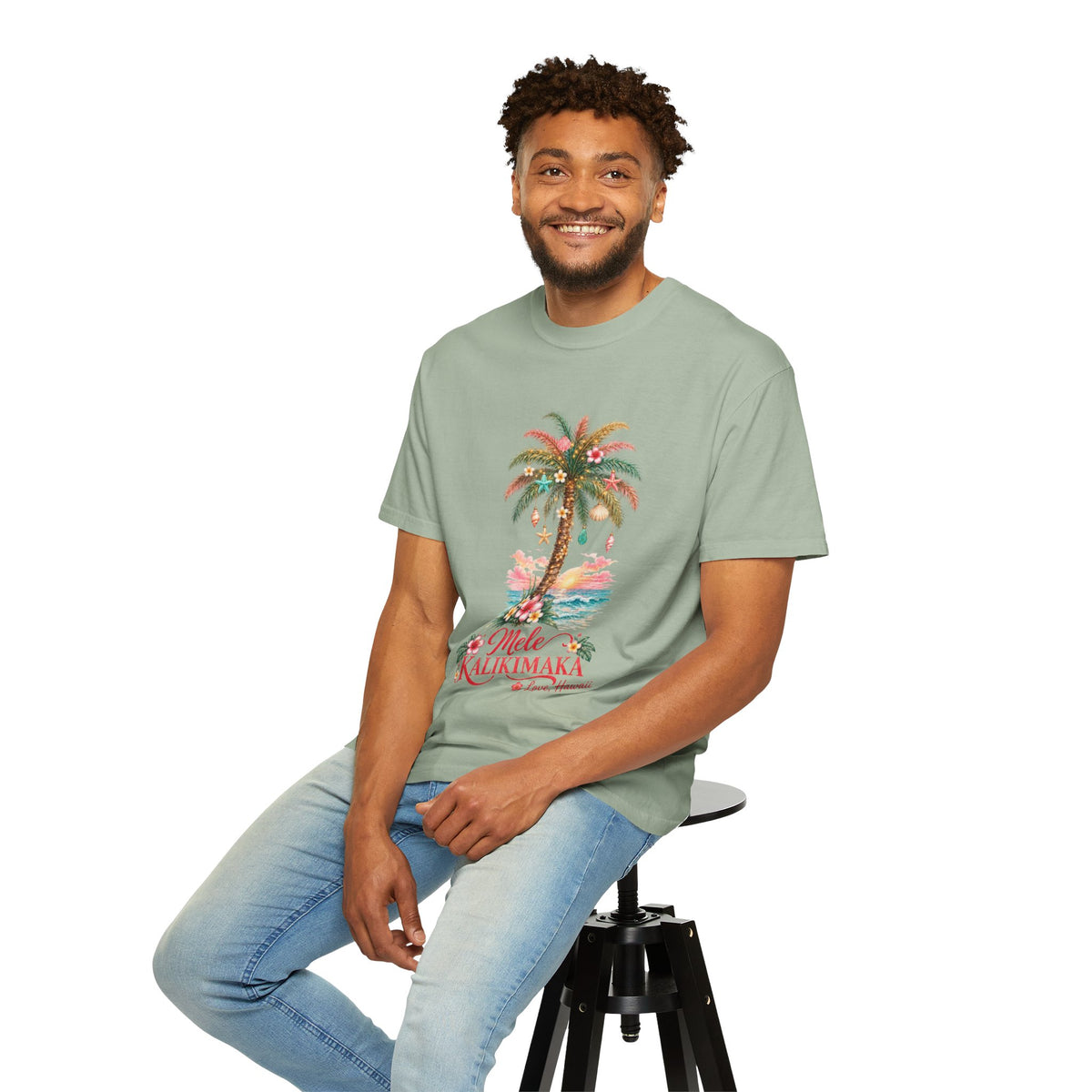 Mele Kalikimaka Hawaiian Christmas Shirt | Love, Hawaii
