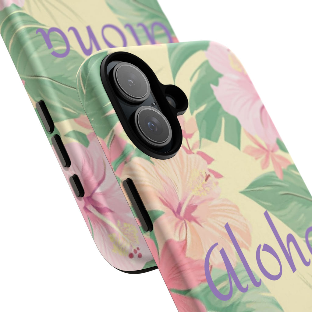 Aloha Floral Tough Phone Case — Tropical Hibiscus Protective Cover