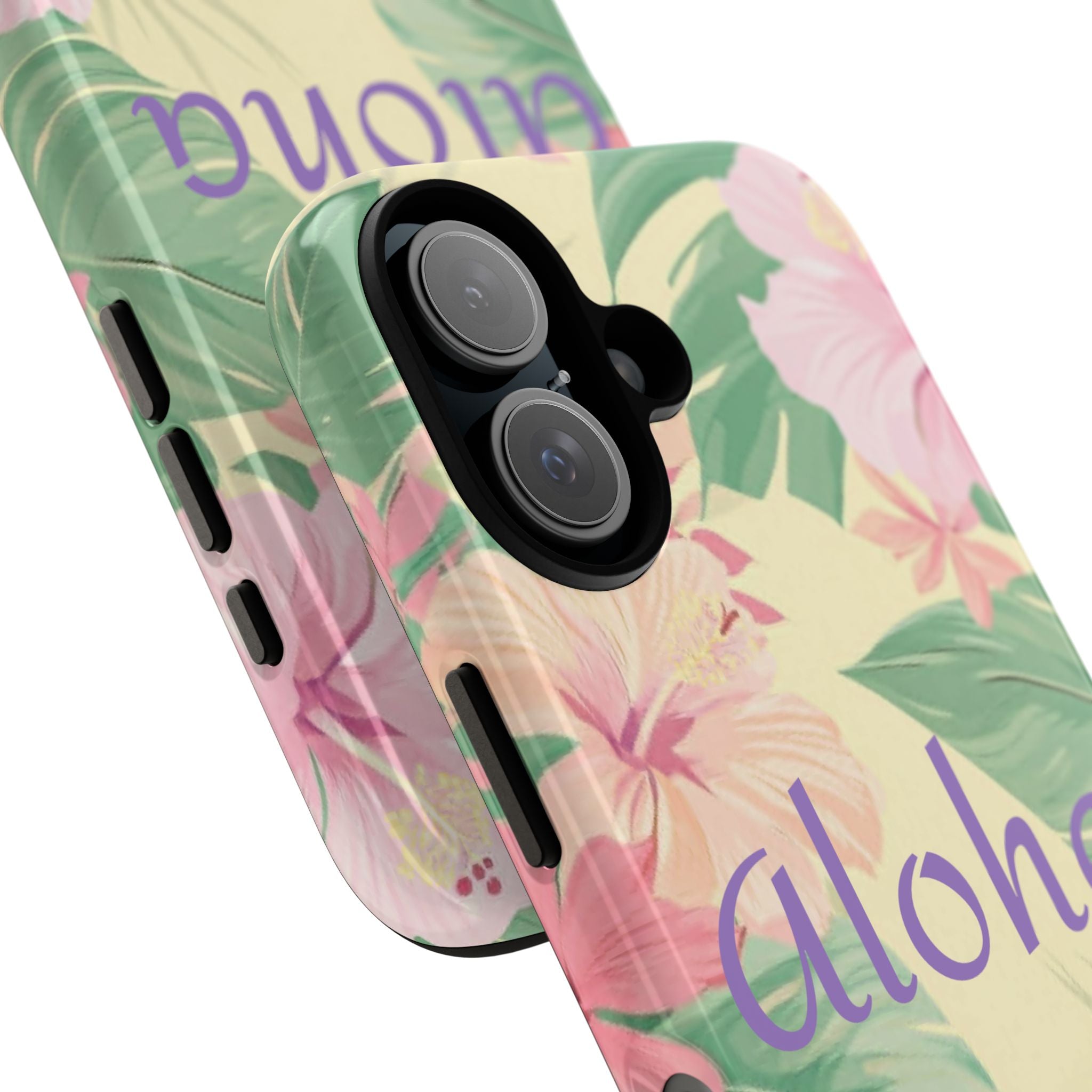 Aloha Floral Tough Phone Case — Tropical Hibiscus Protective Cover