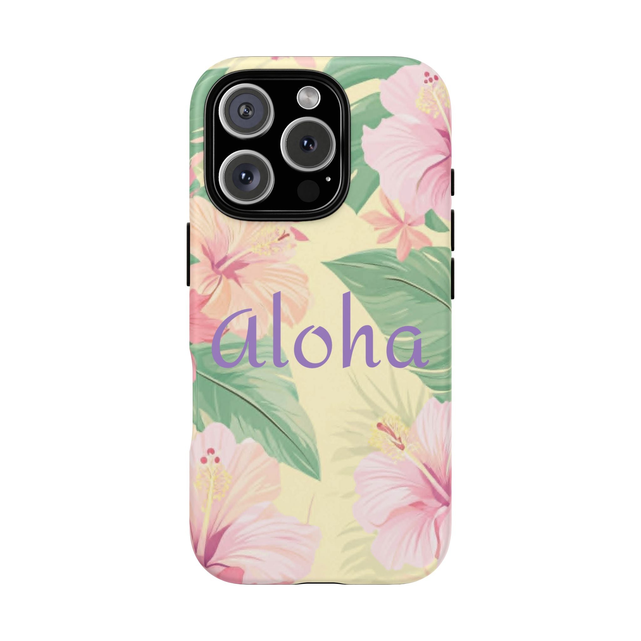 Aloha Floral Tough Phone Case — Tropical Hibiscus Protective Cover