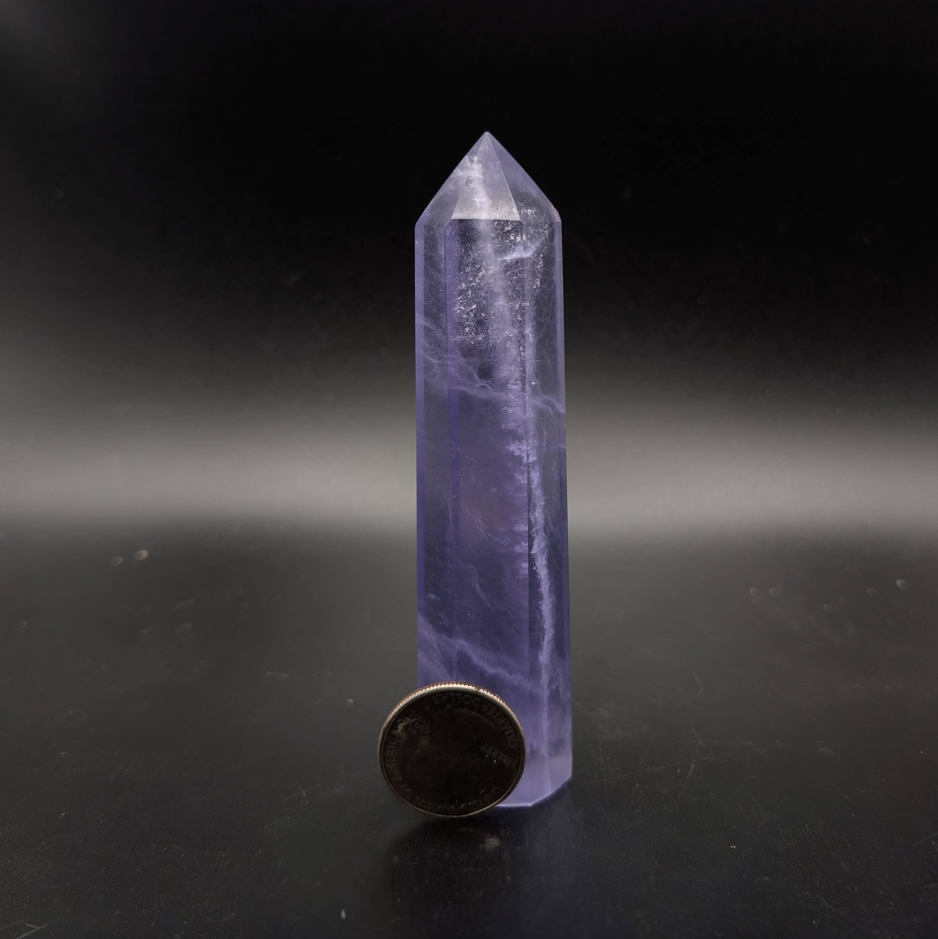 Purple Fluorite Tower-Makai Fluorite Collection-Love, Hawaii Crystal Collection