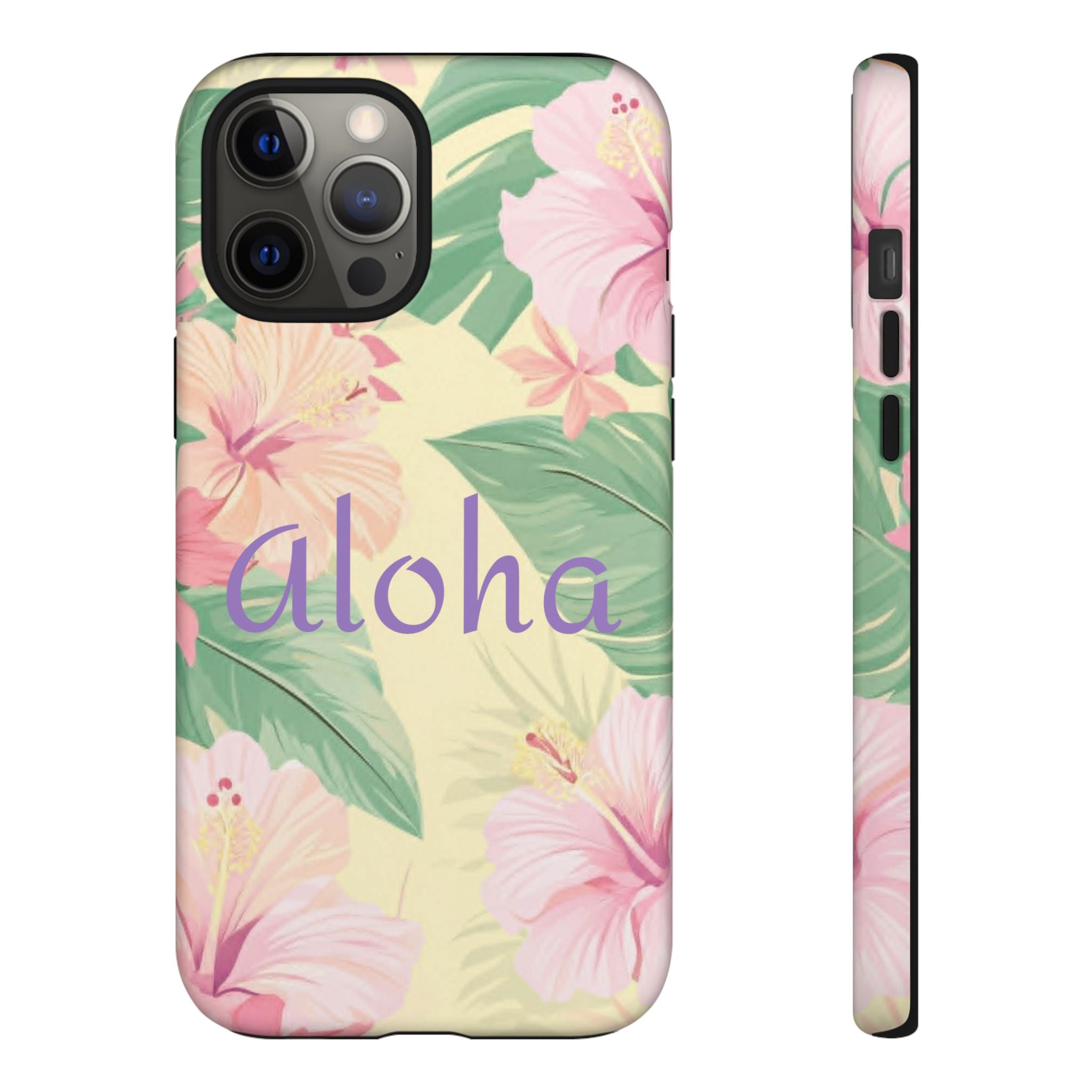 Aloha Floral Tough Phone Case — Tropical Hibiscus Protective Cover