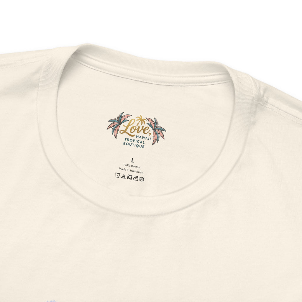 Island State of Mind T-Shirt | Tropical Beach Sunset, Palm Trees, Beach Chairs