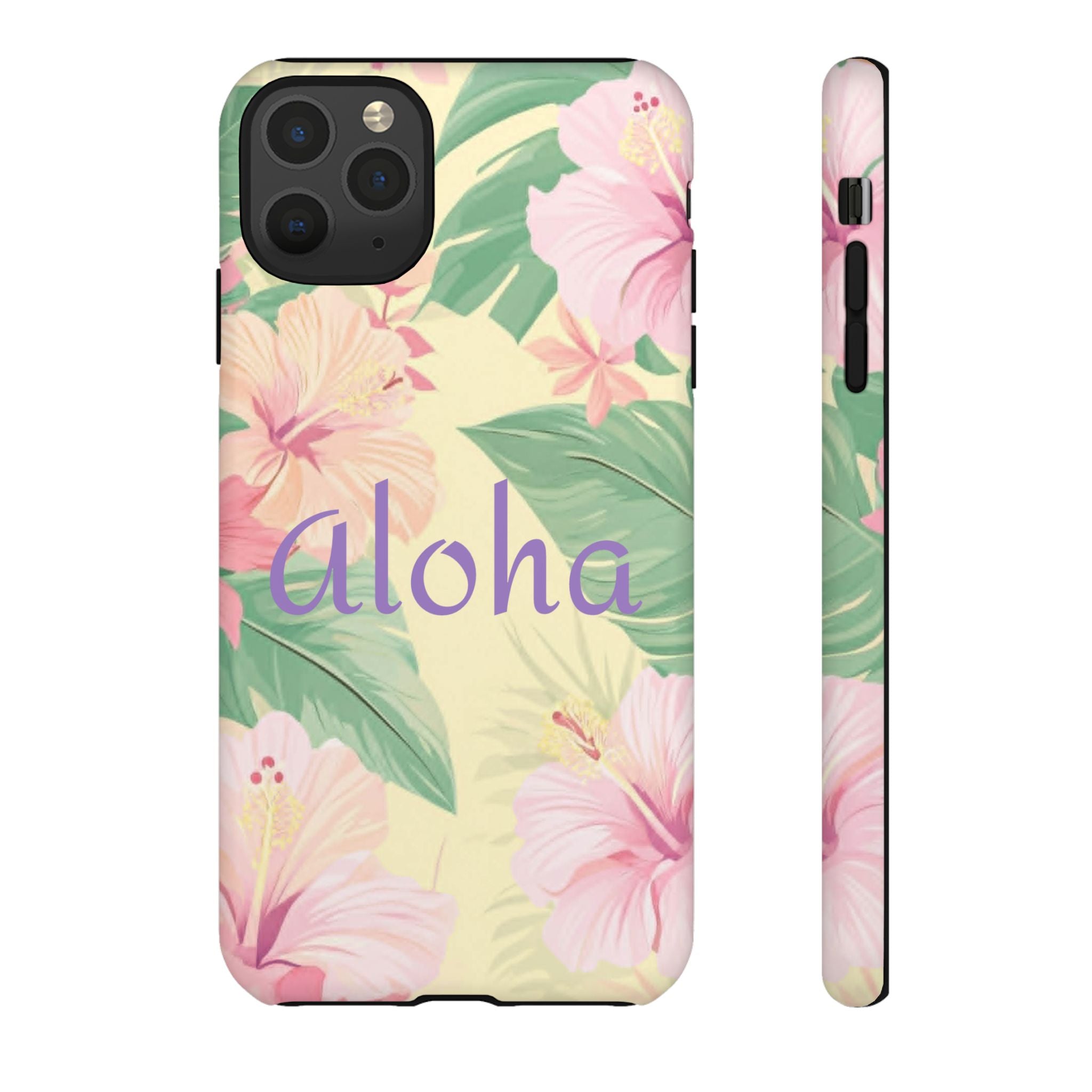 Aloha Floral Tough Phone Case — Tropical Hibiscus Protective Cover