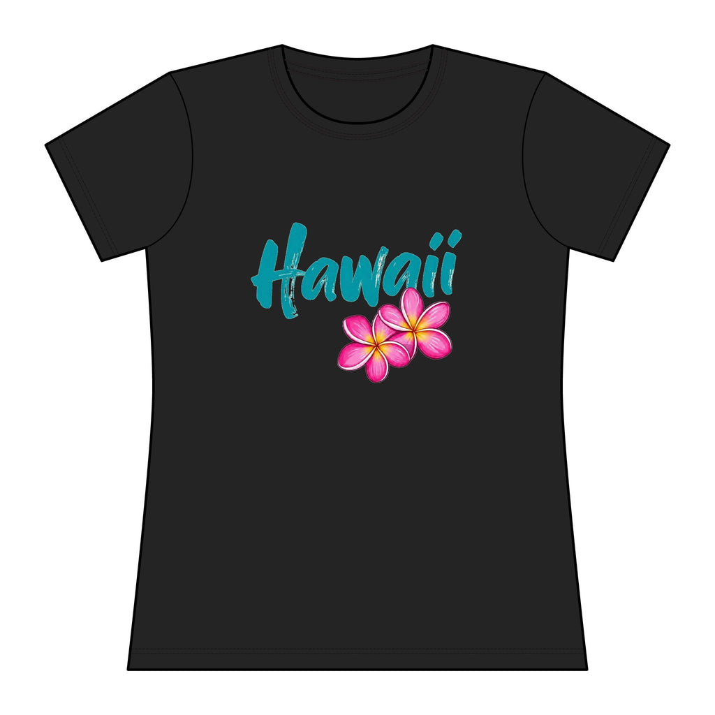Hawaii Floral Rash guard Tee – Women's Beach Swim Shirt with Plumeria-Love, Hawaii Swim Collection
