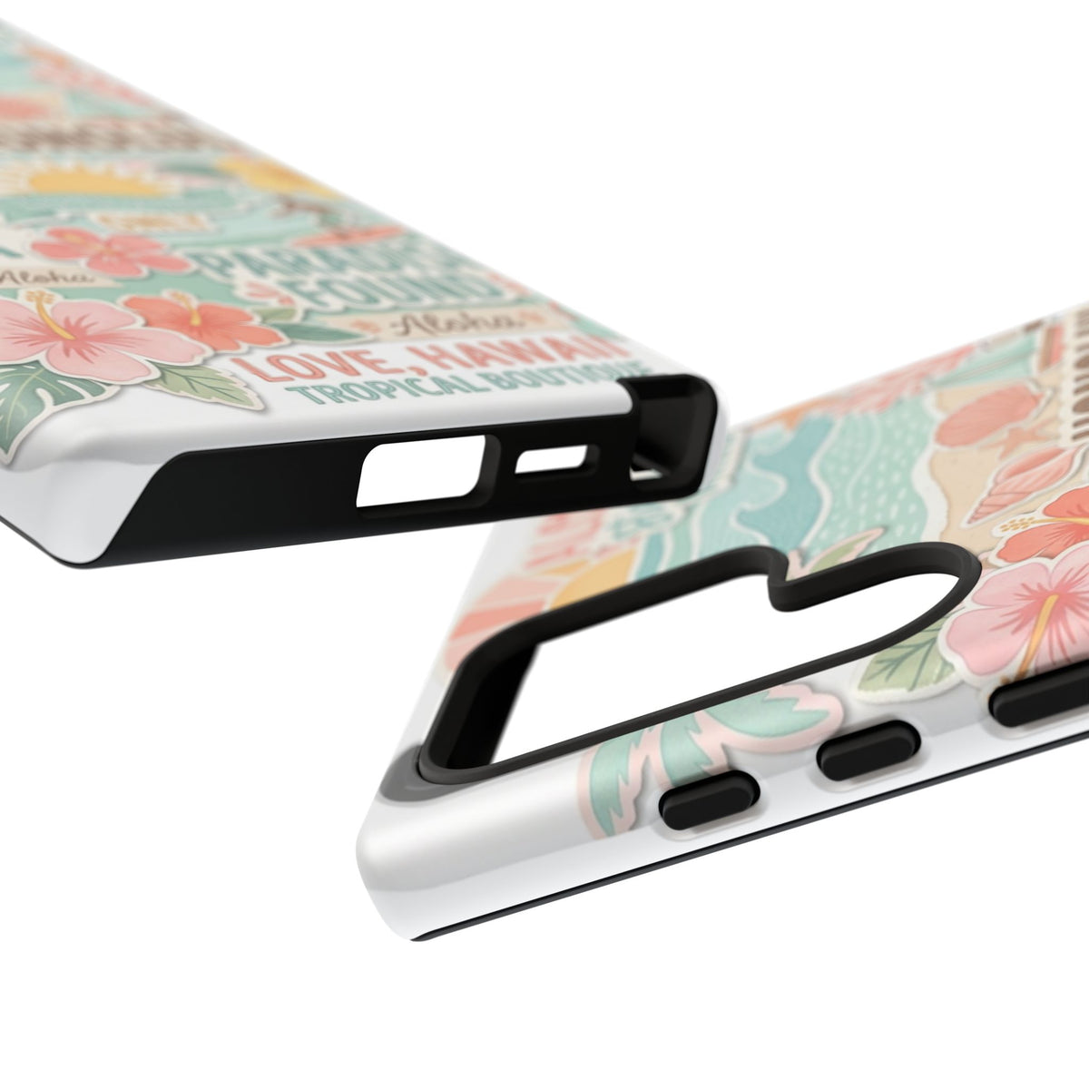 Hawaii Beach Collage Phone Case | Tropical Honolulu Floral Paradise