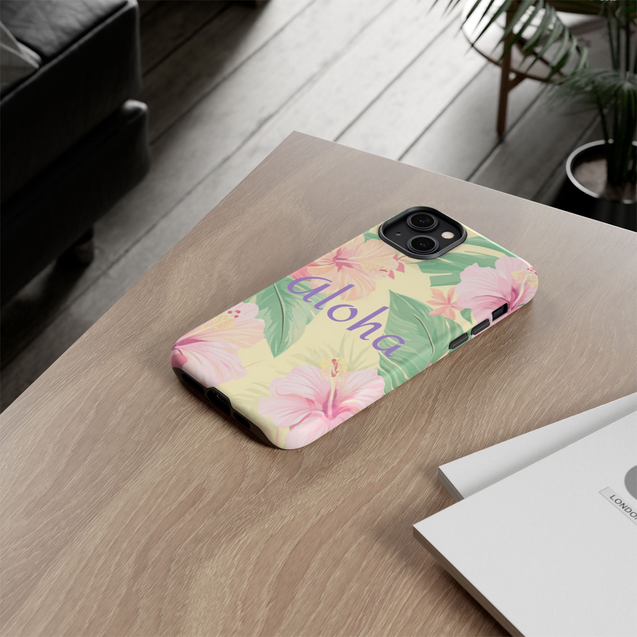 Aloha Floral Tough Phone Case — Tropical Hibiscus Protective Cover