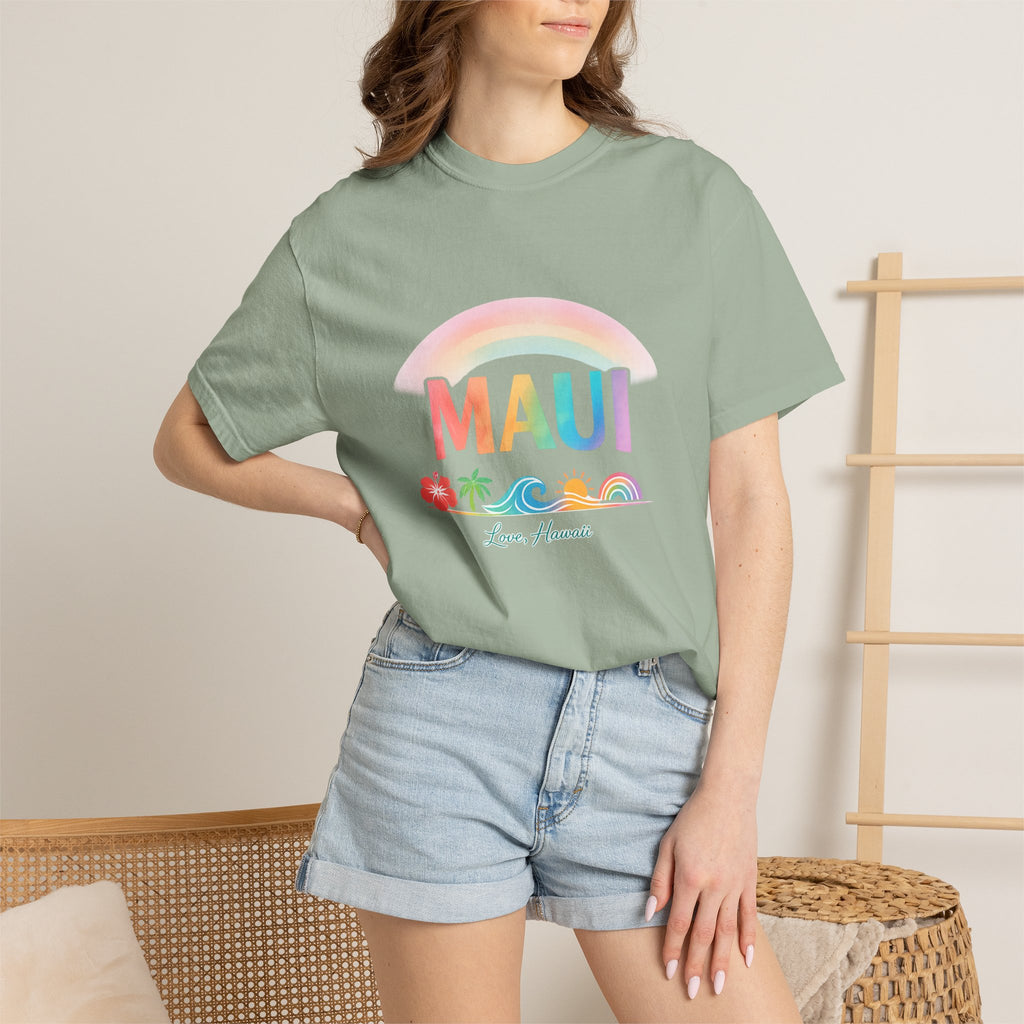 Maui Tropical Rainbow Tee – Love, Hawaii Collection