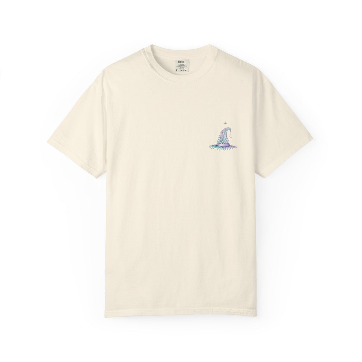 Aloha Witch of Waikiki Shirt- Minimal Witch Hawaiian Tee -Diamond Head Skyline-Hawaii Halloween Shirt