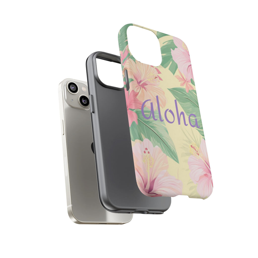 Aloha Floral Tough Phone Case — Tropical Hibiscus Protective Cover
