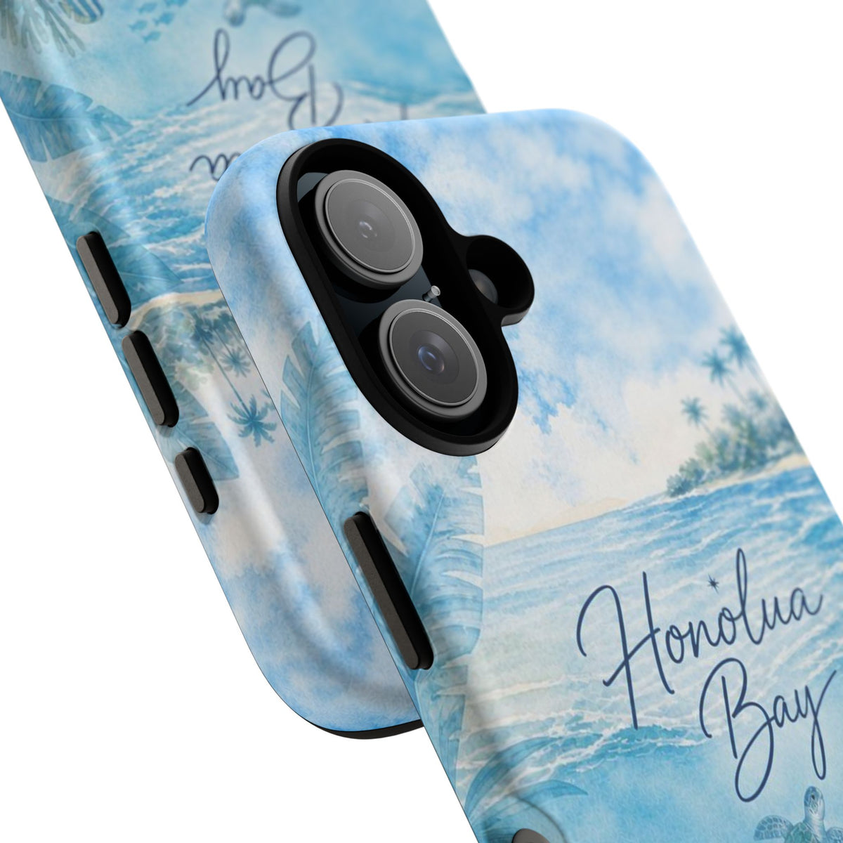 Honolua Bay Hawaii Tough Case | Sea Turtle Ocean Art | Tropical Watercolor Phone Cover