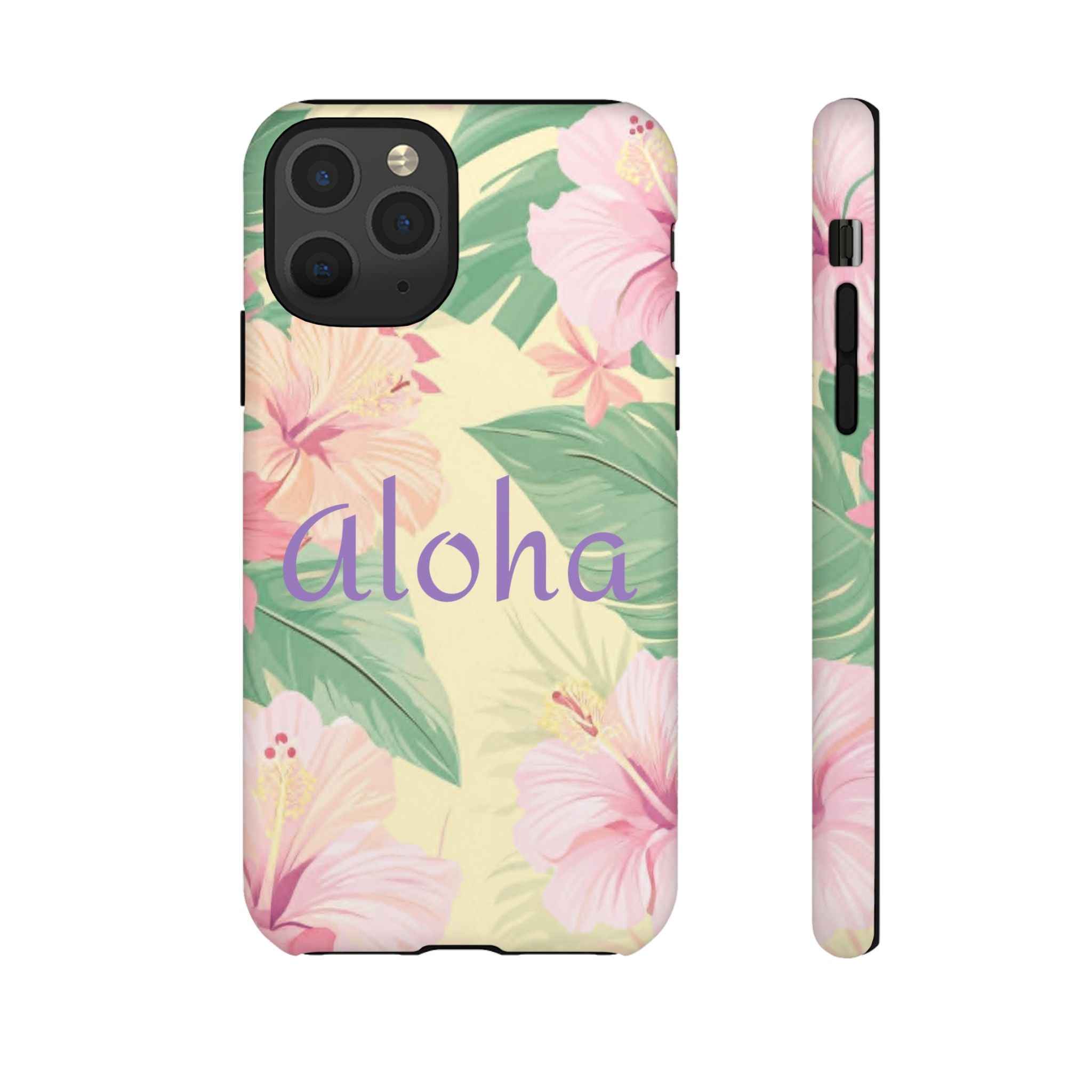 Aloha Floral Tough Phone Case — Tropical Hibiscus Protective Cover