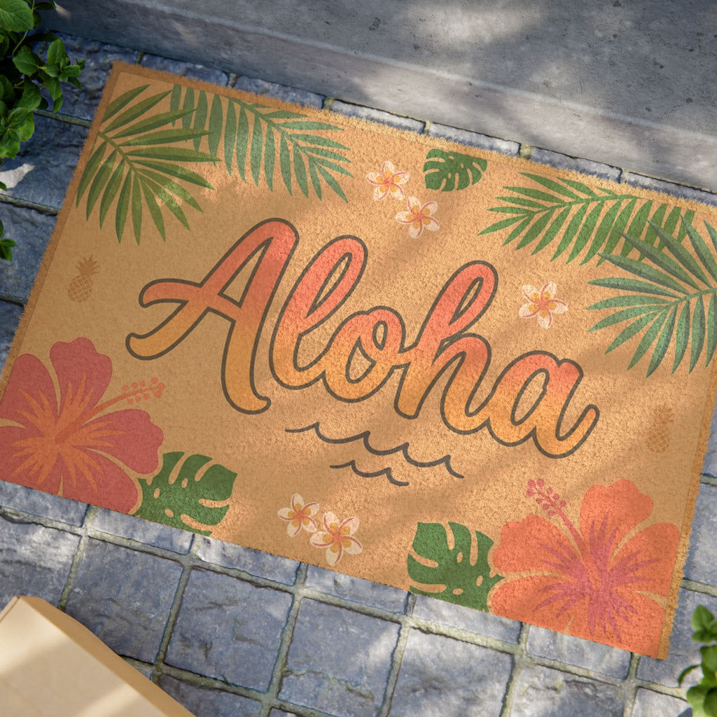 Doormat — Aloha Tropical Coir Welcome Mat
