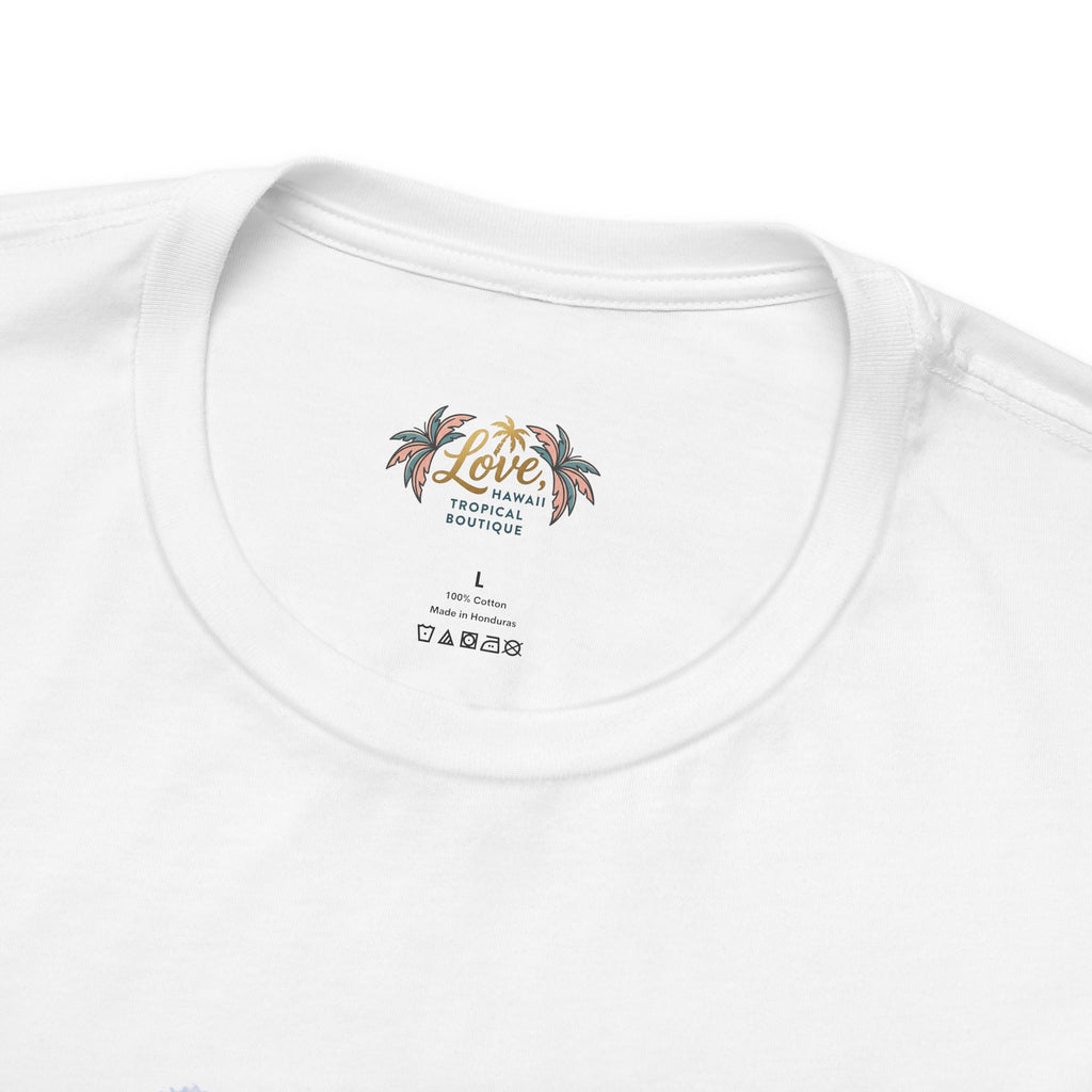 Island State of Mind T-Shirt | Tropical Beach Sunset, Palm Trees, Beach Chairs