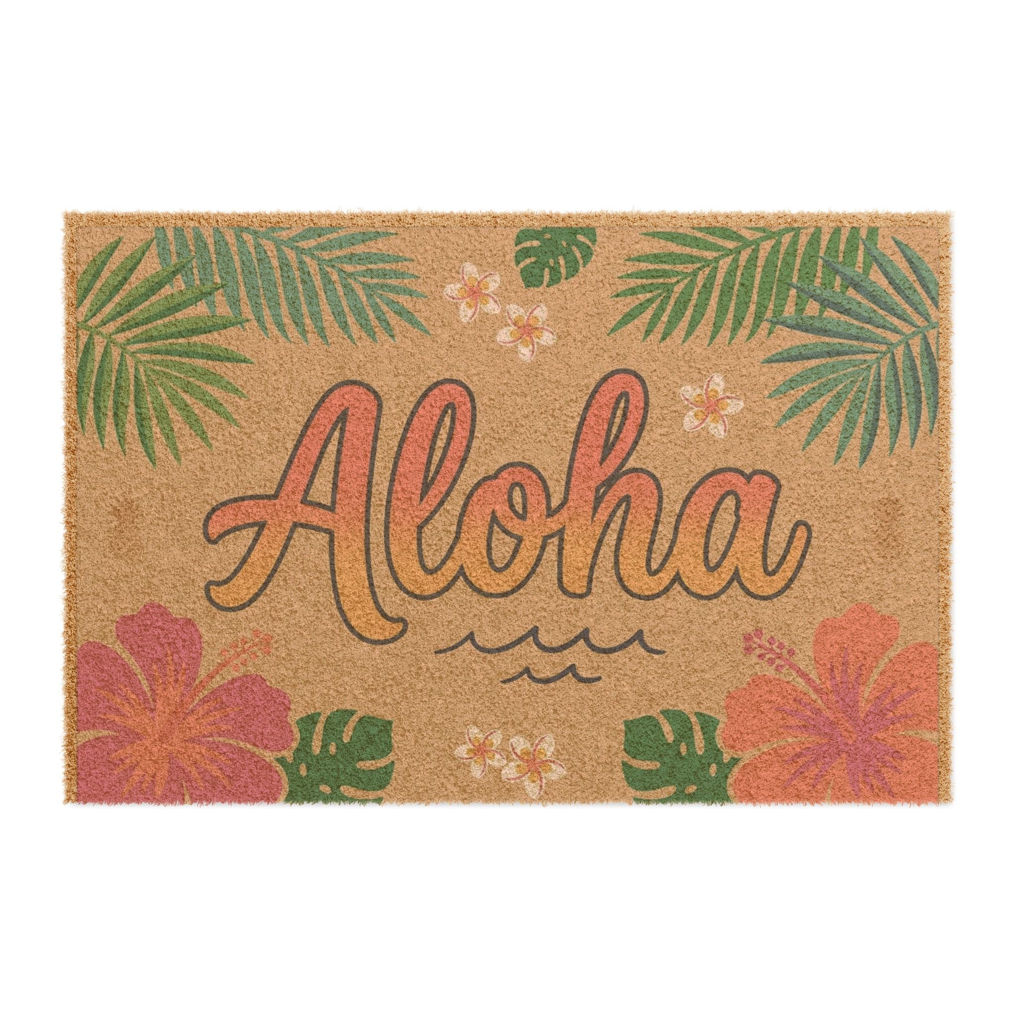 Doormat — Aloha Tropical Coir Welcome Mat