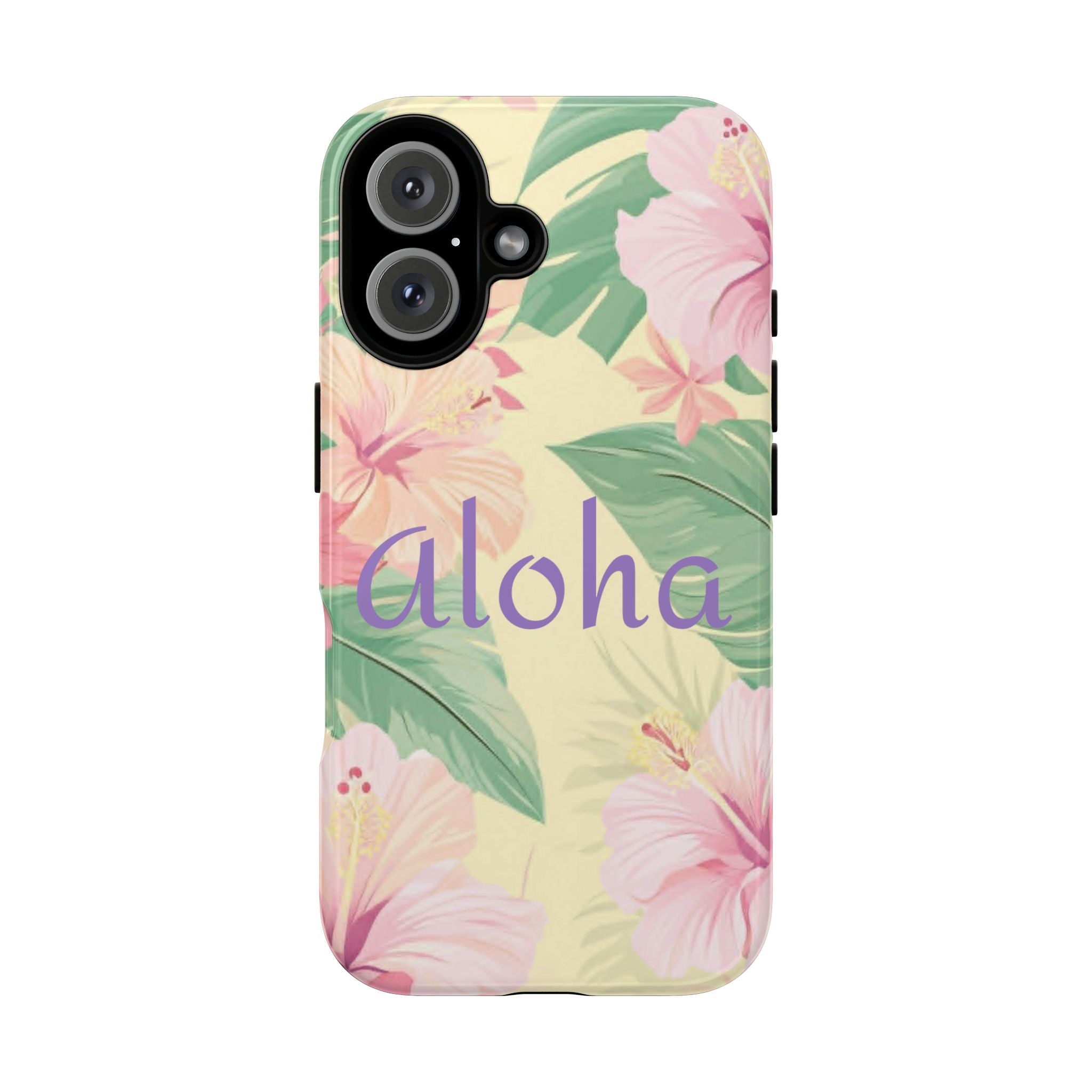 Aloha Floral Tough Phone Case — Tropical Hibiscus Protective Cover