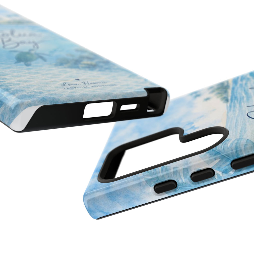 Honolua Bay Hawaii Tough Case | Sea Turtle Ocean Art | Tropical Watercolor Phone Cover