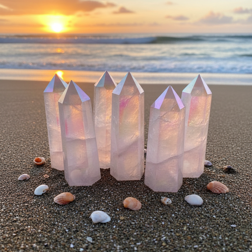 Aloha Rose Quartz-Angel Aura Tower