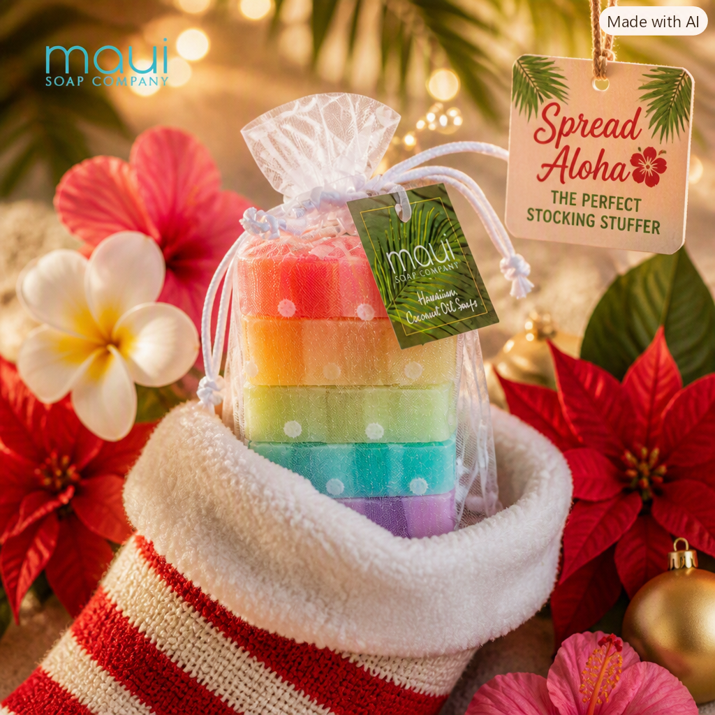 Rainbow Soap Gift Set – Spread Aloha with Maui’s Tropical Mini Soaps