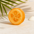 Mango Papaya Loofah Soap – Sea Salt & Kukui Oil • Exfoliating Tropical Bar (4.7 oz)