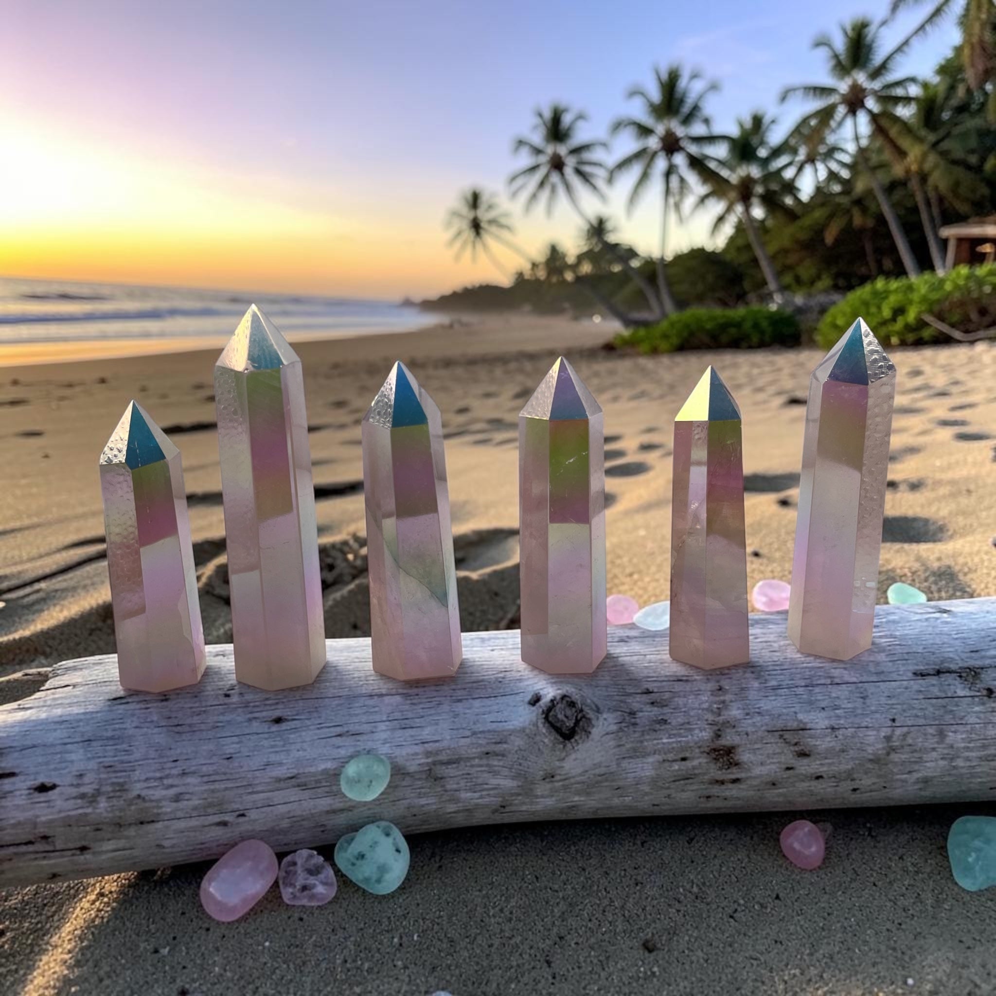 Aloha Rose Quartz-Angel Aura Tower