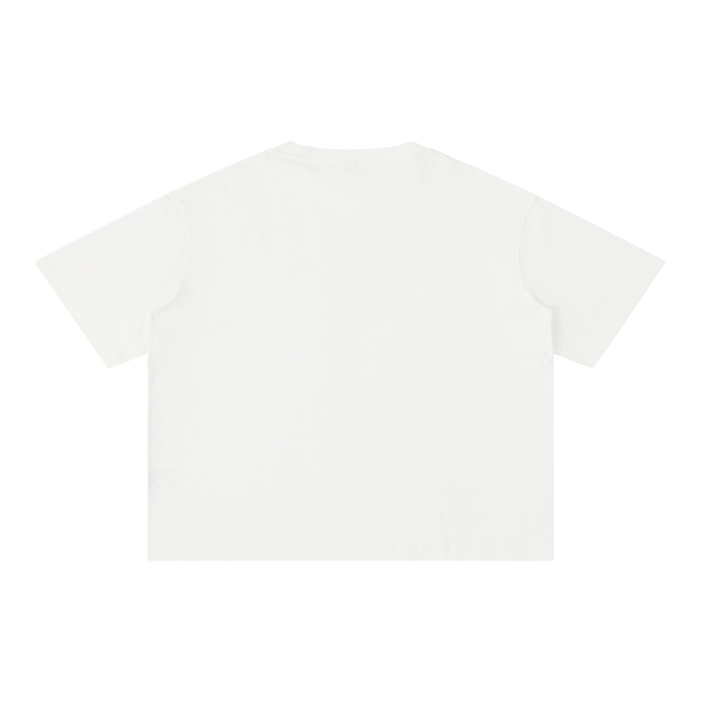 Watercolor Surf Silhouette Tee – Love, Hawaii Collection-Mineral Wash Boxy Cotton T-Shirt