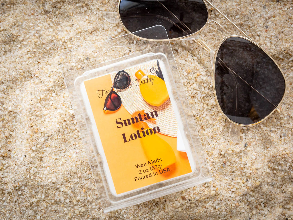 Suntan Lotion - Tropical Suntan Lotion Scented Wax Melt